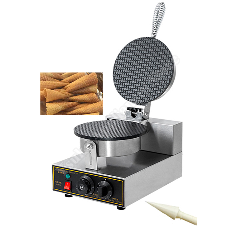 Ice Cream Maker Electric - クリスピーアイスクリームコーンメーカー業務用アイスクリームワッフルコーンマシンウエハースビスケットマシン自動エッグロール製造機