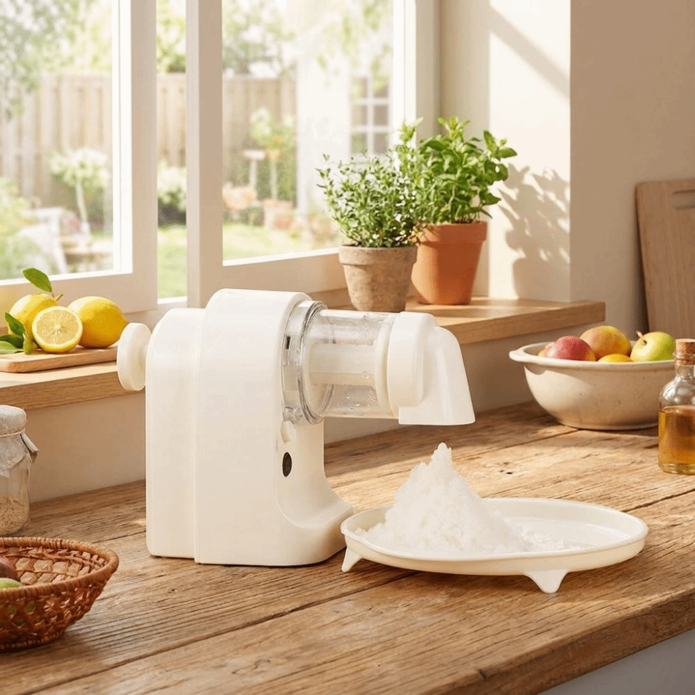 Ice Cream Maker Electric - ワイヤレス電動アイスクラッシャー 大容量充電式かき氷機 アイスモールド付き 取り外し可能なコードレスアイスシェーバー