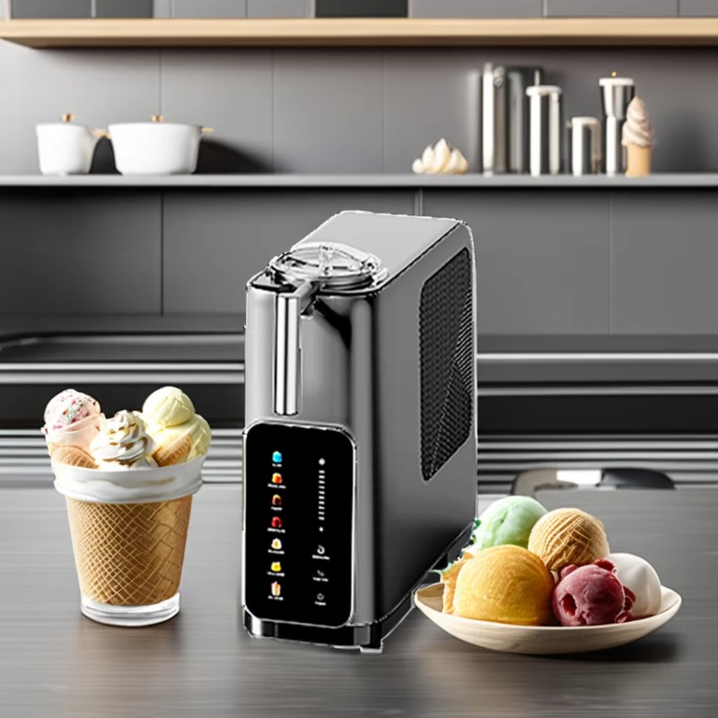 人気の新型電動フルーツミルクスムージースラッシーアイスクリー - Ice Cream Maker Electric のレビューと価格