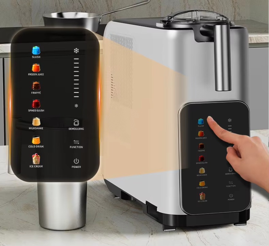人気の新型電動フルーツミルクスムージースラッシーアイスクリー - Ice Cream Maker Electric のレビューと価格
