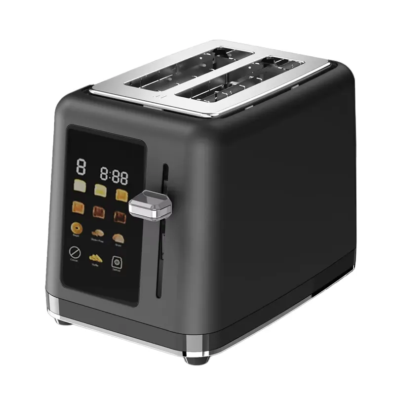 1/2/3/4枚焼きスマートタッチトースター、カラースクリー - Toaster 4 Slice のレビューと価格