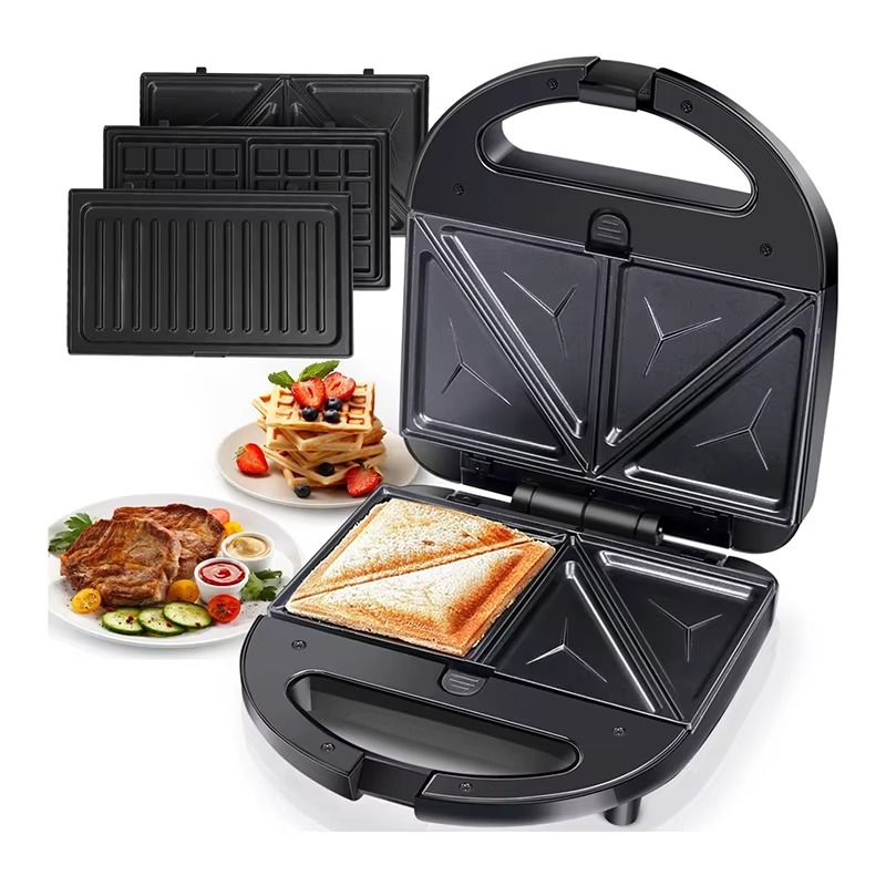 2枚焼き取り外し可能トースターサンドイッチワッフルナッツドー - Toaster 4 Slice のレビューと価格