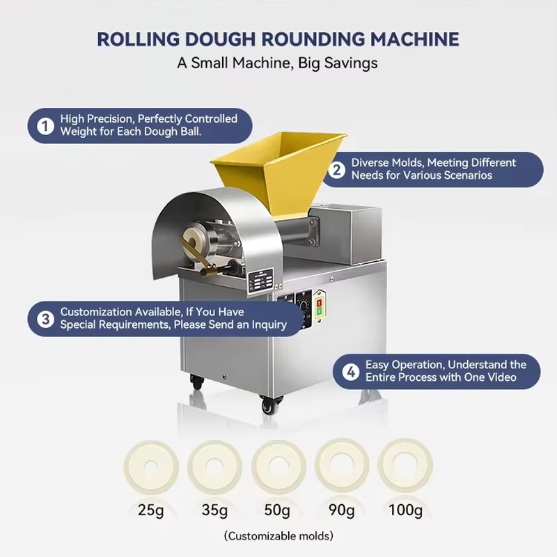 クッキー蒸しパンベーカリー工業用自動生地分割カッターマシン、 - Bread Maker Machine のレビューと価格