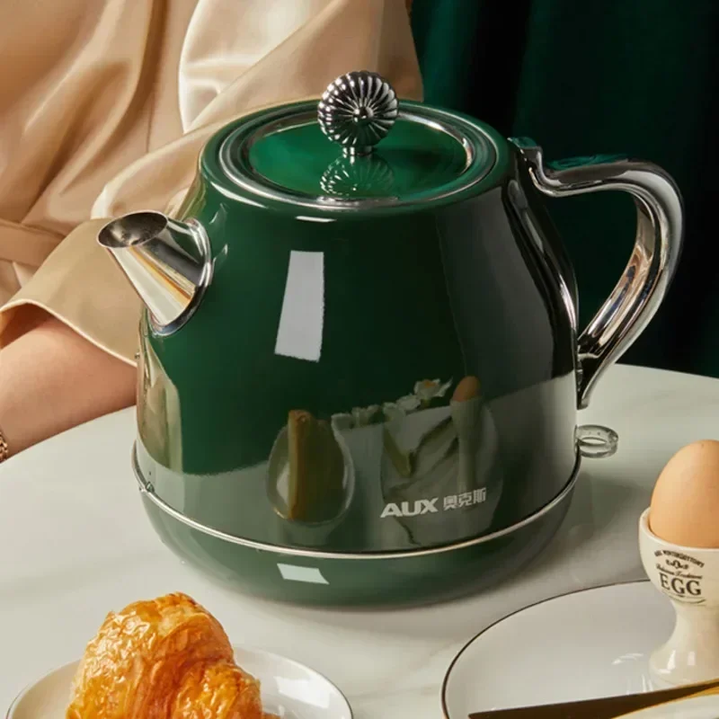 レトロケトル家庭用高級電気ケトル水を沸かすための自動電源オフ - Kitchen Appliances Green のレビューと価格