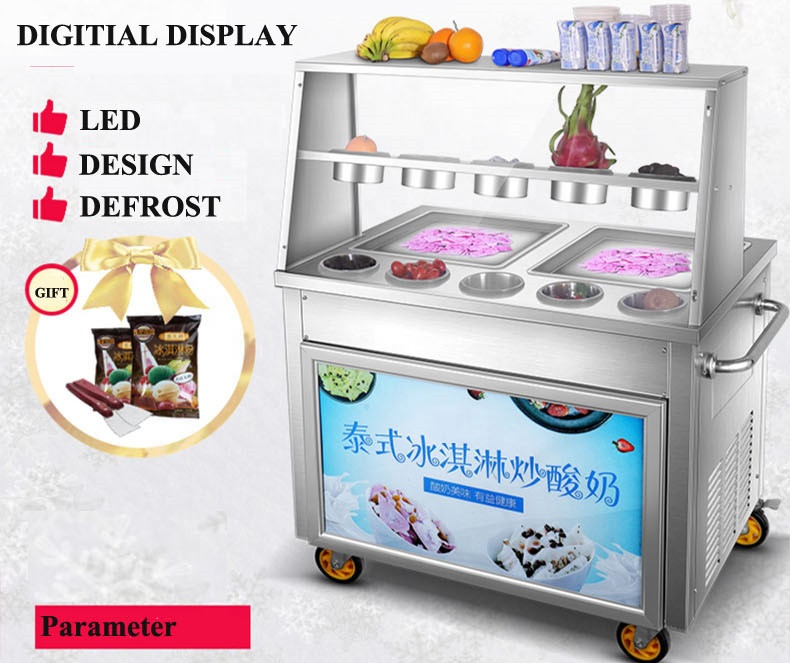フライドアイス製造機 業務用電気アイスロールメーカー パンア - Ice Cream Maker Electric のレビューと価格