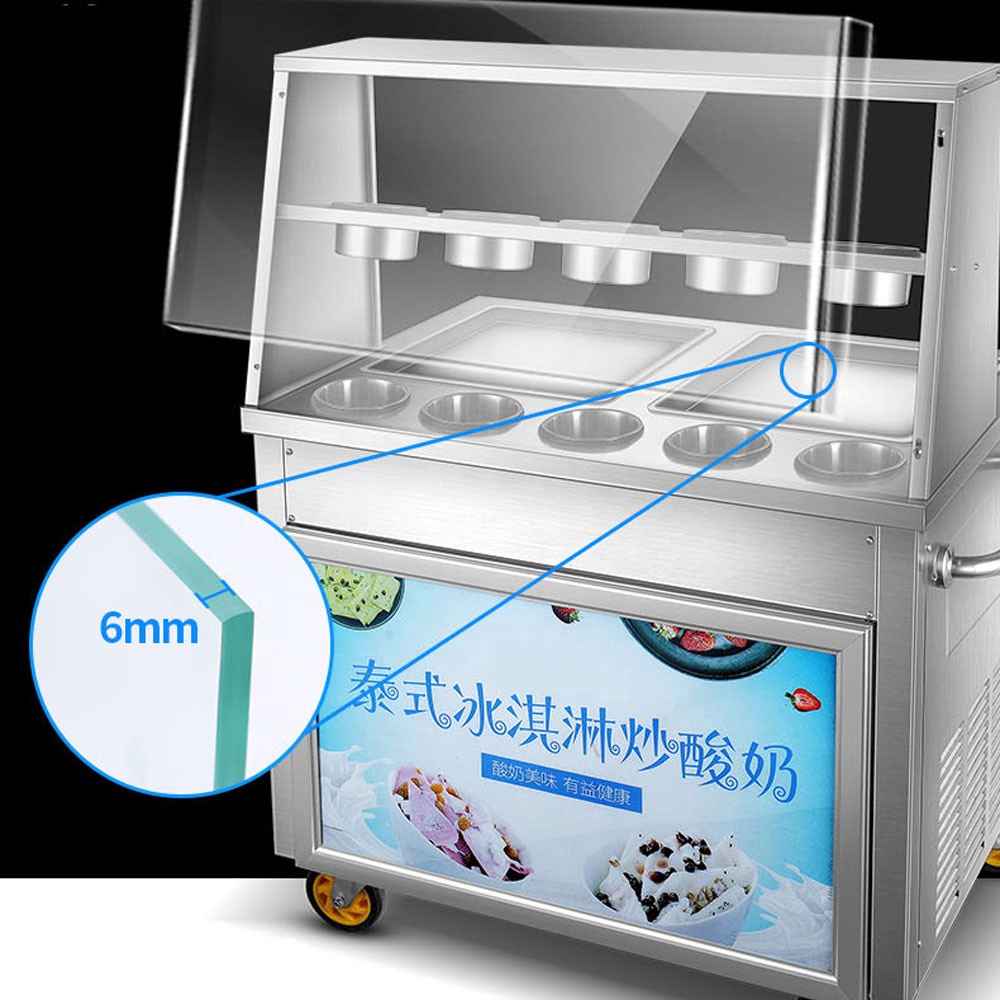 フライドアイス製造機 業務用電気アイスロールメーカー パンア - Ice Cream Maker Electric のレビューと価格
