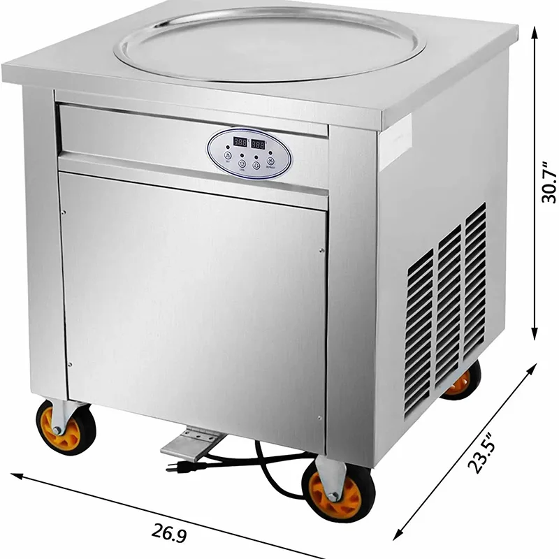 コンパクトなかき氷機、シングルトレイアイスクリームマシン、フ - Ice Cream Maker Electric のレビューと価格