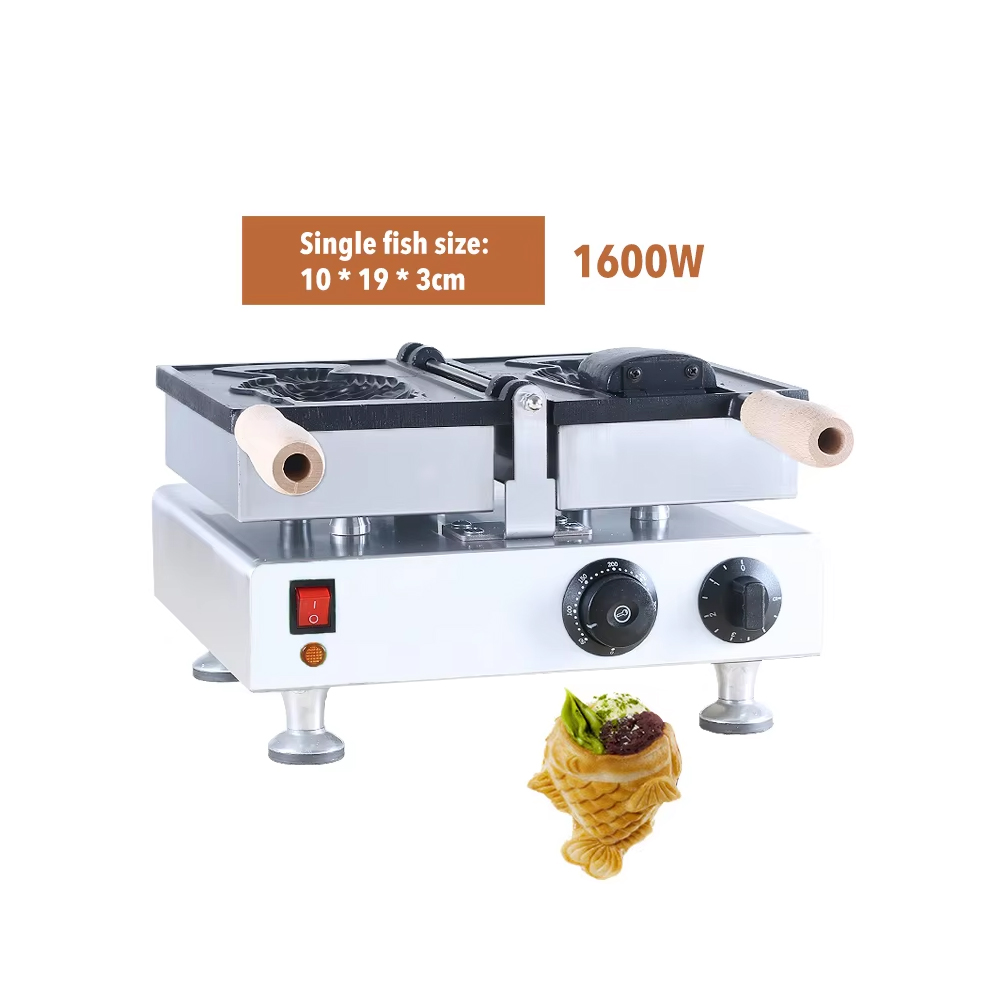 業務用 1台 魚型たい焼きメーカー 1600W たい焼きアイ - Ice Cream Maker Electric のレビューと価格
