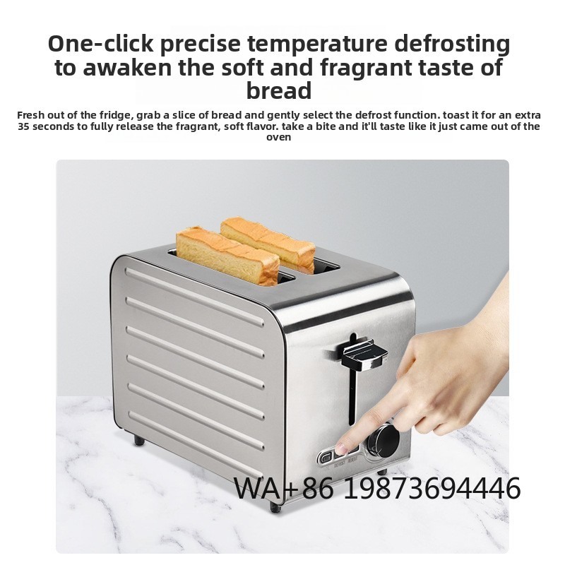 全自動ステンレス製トースター、2/4/6枚焼き多機能トースト - Toaster 4 Slice のレビューと価格