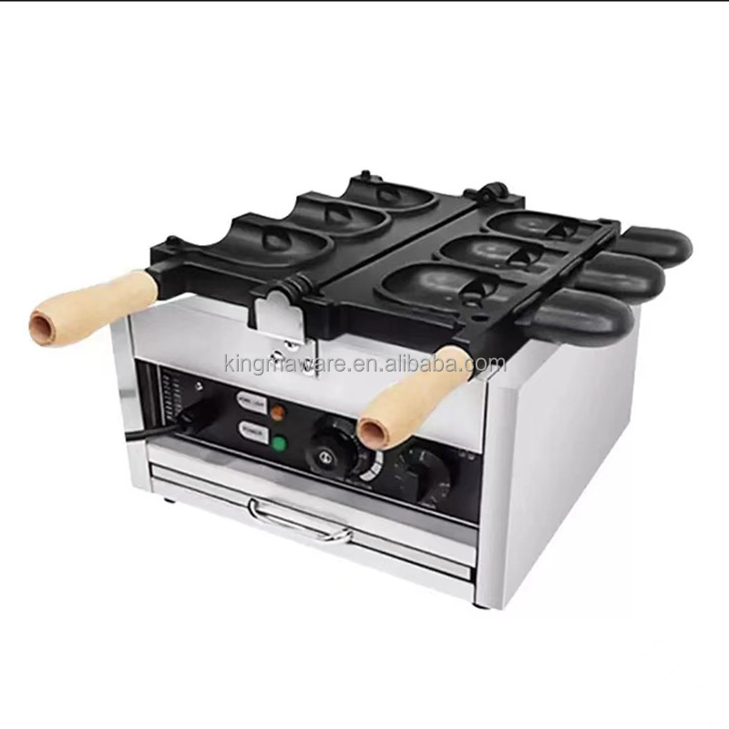 121hot電気式動物型ヘッドワッフルメーカー、アイスクリー - Ice Cream Maker Electric のレビューと価格