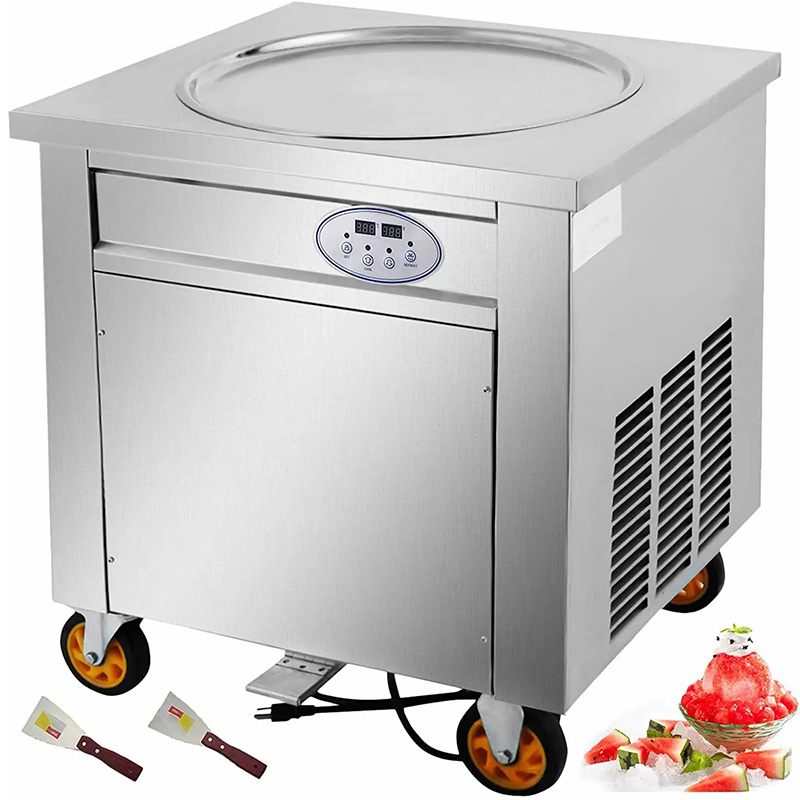 コンパクトなかき氷機、シングルトレイアイスクリームマシン、フ - Ice Cream Maker Electric のレビューと価格
