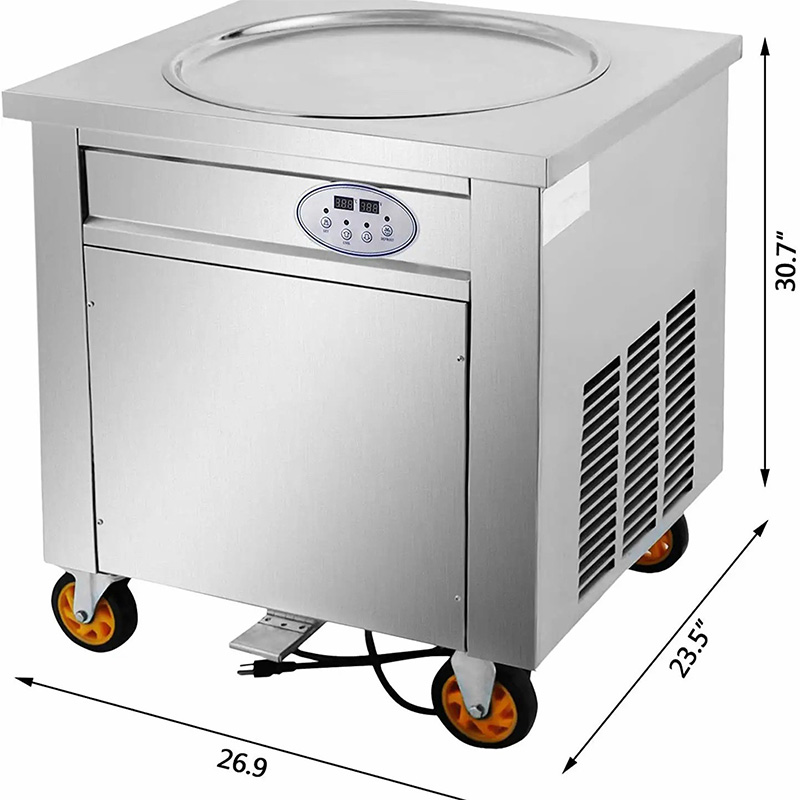 コンパクトなかき氷機、シングルトレイアイスクリームマシン、フ - Ice Cream Maker Electric のレビューと価格