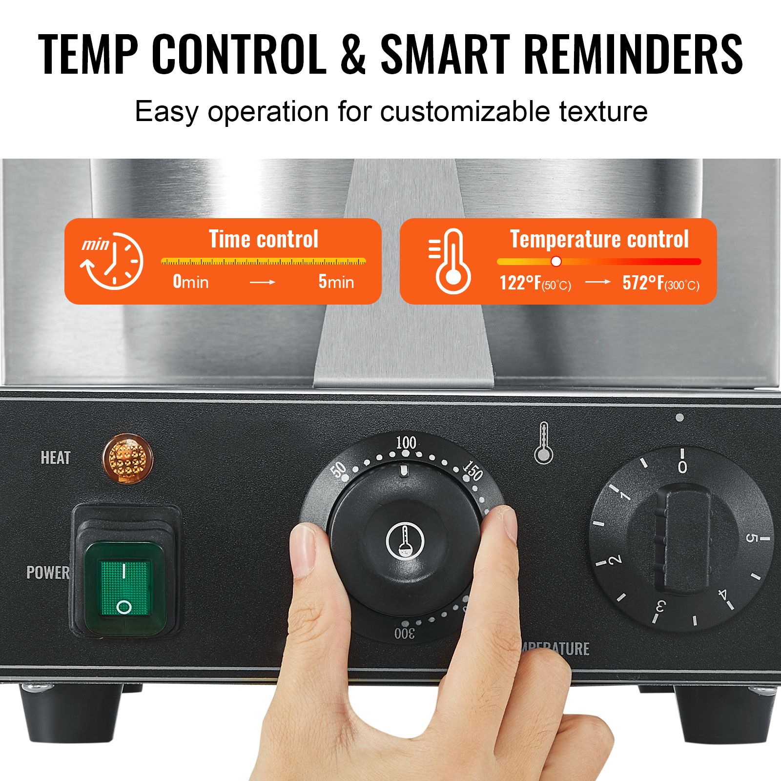 電動アイスクリームコーンメーカー、業務用1230Wワッフルコ - Ice Cream Maker Electric のレビューと価格
